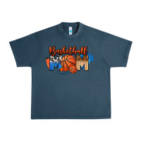 Midnight Navy basketball mom Urban Heavy Tee - FaDigitalArtStudio