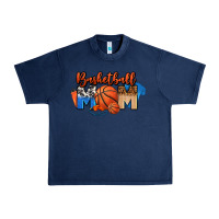 Navy basketball mom Urban Heavy Tee - FaDigitalArtStudio