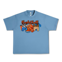 Pebble Blue basketball mom Urban Heavy Tee - FaDigitalArtStudio