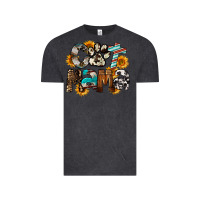 Vintage Black Western Cat Mama Mother's Day Vintage Tee - FaDigitalArtStudio