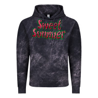 Cloud Black sweet summer watermelon Vintage Hoodie - BundleAndBundleShop