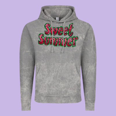 Sweet Summer Watermelon Vintage Hoodie Designed By Bundleandbundleshop