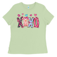 Matcha xoxo pig olivia Ladies Tee - OliviaCreatesArt