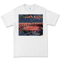 American Flag Stitches Premium Tee | Teevron