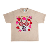 French Oak valentine's day  white shepherd Urban Heavy Tee - RanaPortraitStore