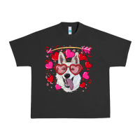 Pigment Black valentine's day  white shepherd Urban Heavy Tee - RanaPortraitStore