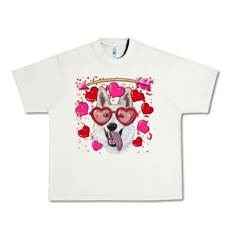 Valentine's Day  White Shepherd Urban Heavy Tee by RanaPortraitStore | Teevron