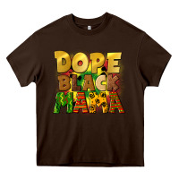 Chocolate Brown dope black mama juneteenth Heavy Core Tee - CowGirlArtShop