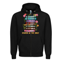Black the original women of the bible books full color Zipper Hoodie - JahusDesignShop