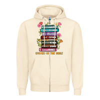 Sandshell the original women of the bible books full color Zipper Hoodie - JahusDesignShop