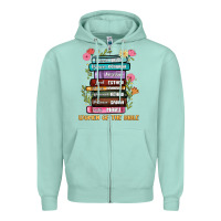 Seafoam the original women of the bible books full color Zipper Hoodie - JahusDesignShop