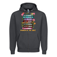 Smoke the original women of the bible books full color Zipper Hoodie - JahusDesignShop