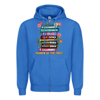 True Royal the original women of the bible books full color Zipper Hoodie - JahusDesignShop