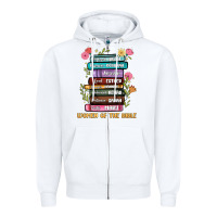 White the original women of the bible books full color Zipper Hoodie - JahusDesignShop