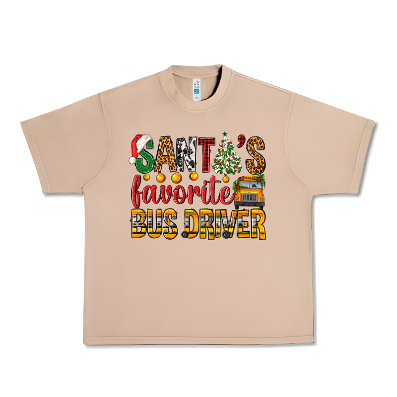 Santa's Favorite Bus Driver Urban Heavy Tee by BundleAndBundleShop | Teevron
