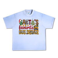 Grape Ice Santa's Favorite Bus Driver Urban Heavy Tee - BundleAndBundleShop