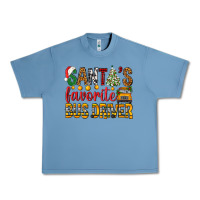Pebble Blue Santa's Favorite Bus Driver Urban Heavy Tee - BundleAndBundleShop