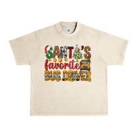 Sandshell Santa's Favorite Bus Driver Urban Heavy Tee - BundleAndBundleShop