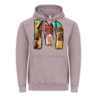 Vintage Zinc farm life alphabet lowercase letters m Vintage Hoodie - BundleAndBundleShop