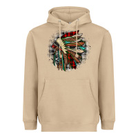 Mushroom indian headdress Heavyweight Hoodie - JahusDesignShop