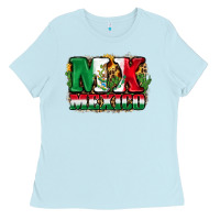 Baby Blue MX Mexico Ladies Tee - FaDigitalArtStudio