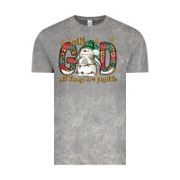 Cloud Rock with god all things are possible with snowman bbs Vintage Tee - BundleAndBundleShop