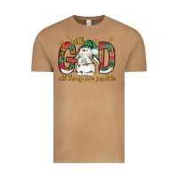 Vintage Camel with god all things are possible with snowman bbs Vintage Tee - BundleAndBundleShop