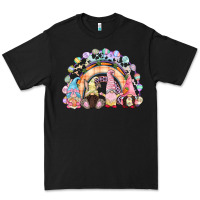 Black Easter Day rainbow gnomes Premium Tee - CowGirlArtShop