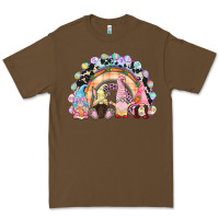 Cacao Easter Day rainbow gnomes Premium Tee - CowGirlArtShop