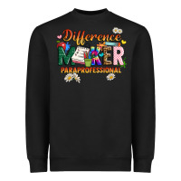 Black difference maker paraprofessional Heavyweight Sweatshirt - JahusDesignShop