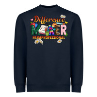 Navy difference maker paraprofessional Heavyweight Sweatshirt - JahusDesignShop