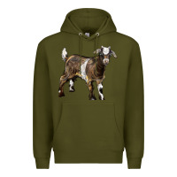 Army Green Baby Tennessee Fainting Goat Premium Hoodie - LillyAllenDesigns