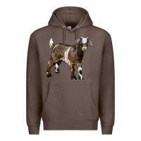 Coffee Baby Tennessee Fainting Goat Premium Hoodie - LillyAllenDesigns