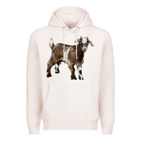 Pale Pink Baby Tennessee Fainting Goat Premium Hoodie - LillyAllenDesigns