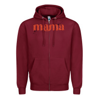 Burgundy mama stronger than the storm Zipper Hoodie - JahusDesignShop