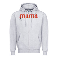 Heather Grey mama stronger than the storm Zipper Hoodie - JahusDesignShop