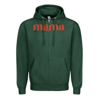 Sports Green mama stronger than the storm Zipper Hoodie - JahusDesignShop