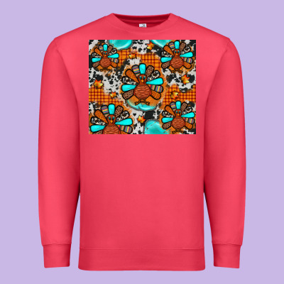 Turkey Premium Sweatshirt Designed By Jahusdesignshop