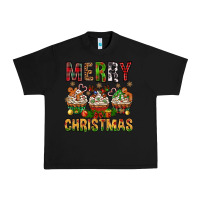 Black merry christmas with cupcake bbs Urban Heavy Tee - BundleAndBundleShop