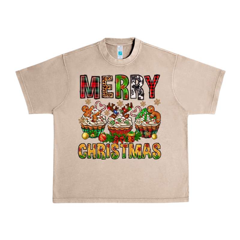 Merry Christmas With Cupcake Bbs Urban Heavy Tee by BundleAndBundleShop | Teevron