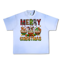 Grape Ice merry christmas with cupcake bbs Urban Heavy Tee - BundleAndBundleShop