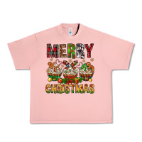 Salmon merry christmas with cupcake bbs Urban Heavy Tee - BundleAndBundleShop