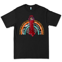 Black thanksgiving turkey rainbow Premium Tee - RanaPortraitStore