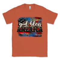 Copper God bless America  4th of July Classic Tee - CowGirlArtShop