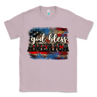 Lilac God bless America  4th of July Classic Tee - CowGirlArtShop