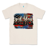 Natural God bless America  4th of July Classic Tee - CowGirlArtShop
