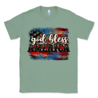 Sage God bless America  4th of July Classic Tee - CowGirlArtShop