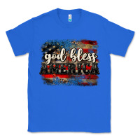 True Royal God bless America  4th of July Classic Tee - CowGirlArtShop