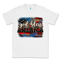 White God bless America  4th of July Classic Tee - CowGirlArtShop
