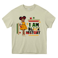 Mossy i am black history black girl peekaboo juneteenth Heavy Core Tee - CowGirlArtShop